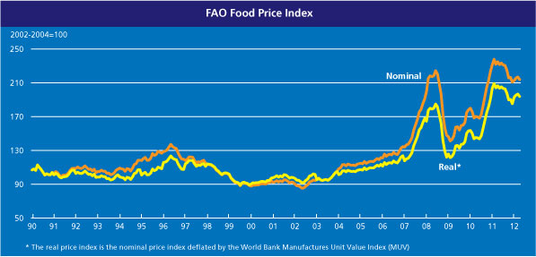 FAO Food Cost Inflation Graph